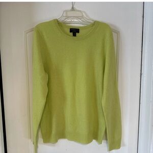 Luxury Cashmere Bright Green Sweater